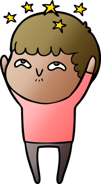 çizgi film bir insan tarafından çizilmiş hayret verici çocuk.