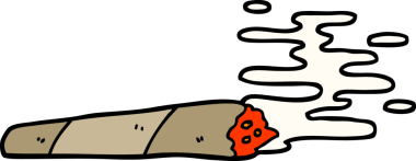 Bir insan tarafından çizilmiş el çizimi karikatür.