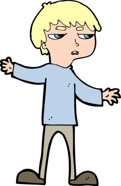 Bir insan tarafından çizilmiş rahatsız bir çocuk.