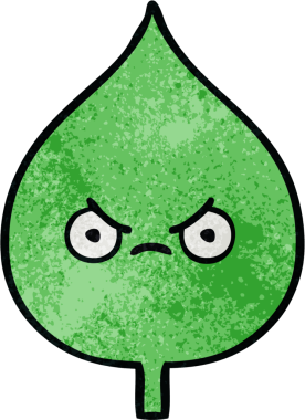 Bir insan tarafından çizilmiş dışavurumsal yaprağın grunge deseni.