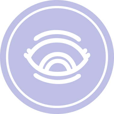 bir insan tarafından çizilmiş göz yuvarlak simgesi.