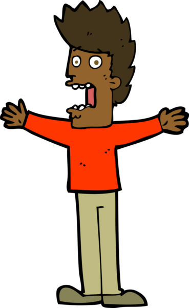 Bir insan tarafından çizilmiş karikatür.