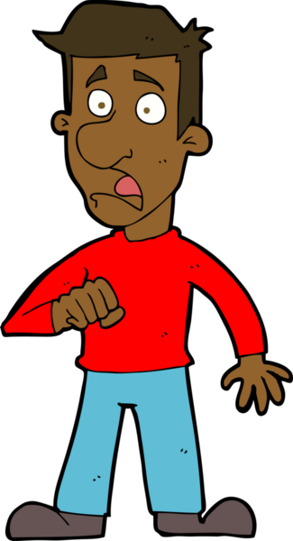 Bir insan tarafından çizilmiş bir karikatür.