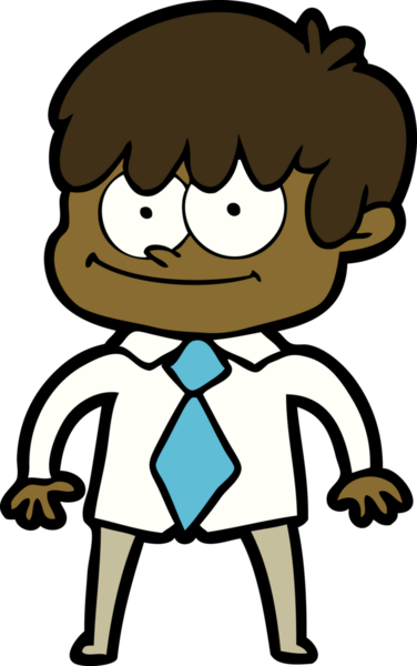 Bir insan tarafından çizilmiş mutlu çizgi film adamı.