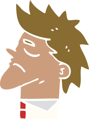 karikatür karalama kibirli adam bir insan tarafından çizilmiş