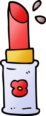 Bir insan tarafından çizilmiş karalama ruju.