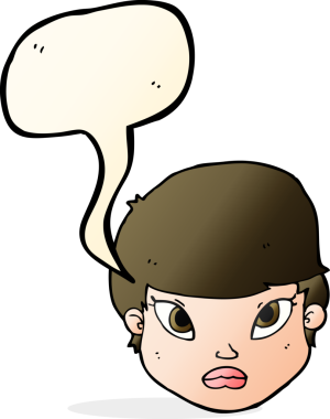 bir insan tarafından çizilmiş, ciddi bir yüz çizimi.