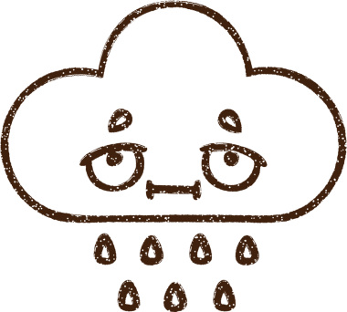 Bir insan tarafından çizilen Yağmur Bulutu Kömürü