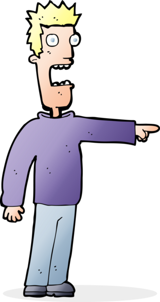 Bir insan tarafından çizilmiş karikatür.