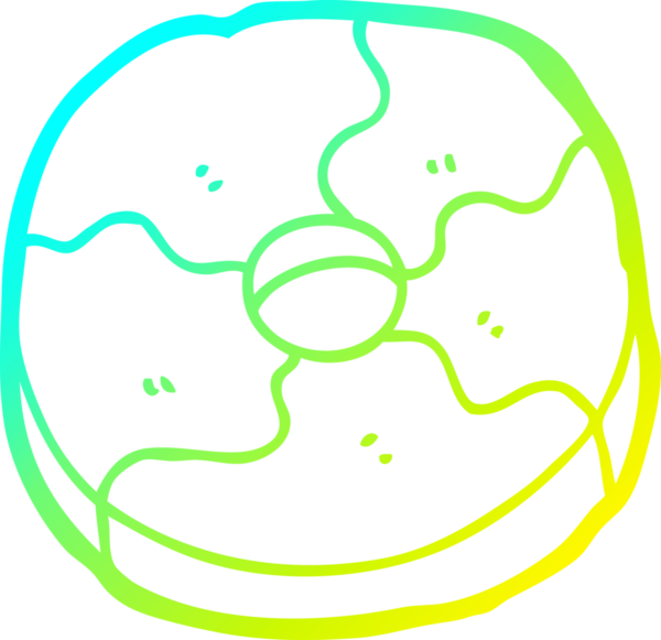 Bir insan tarafından çizilmiş bir çizgi film bisküvisi.