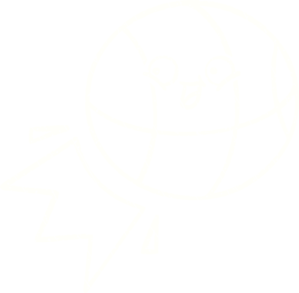 Bir insan tarafından çizilmiş basketbol tebeşiri.