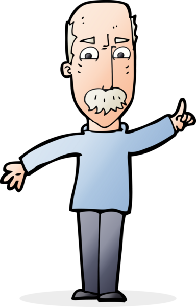 Karikatürist, bir insan tarafından çizilmiş sert bir koruma yayıyor.