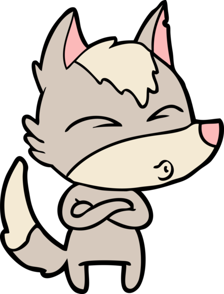 Bir insan tarafından çizilmiş bir kurt düdüğü.