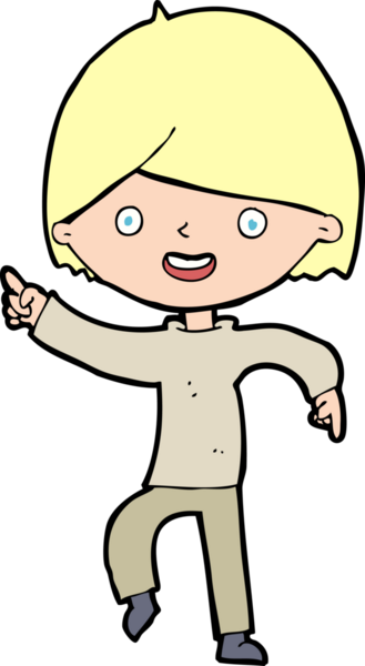 Bir insan tarafından çizilmiş çizgi filmci.