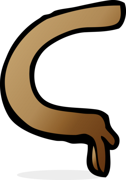 Bir insan tarafından çizilmiş çizgi film kolu