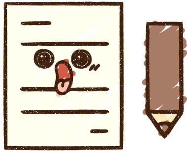 Bir insan tarafından çizilmiş Ofis Kağıdı Tebeşiri