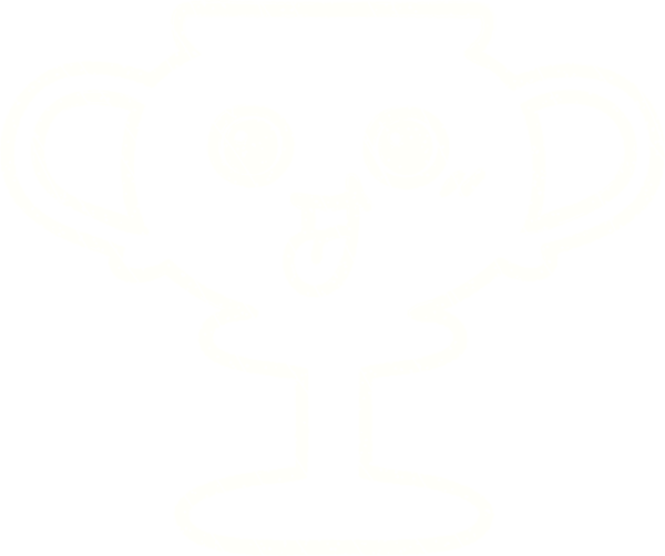 Kazanan Kupa Tebeşiri Bir insan tarafından çizilmiş