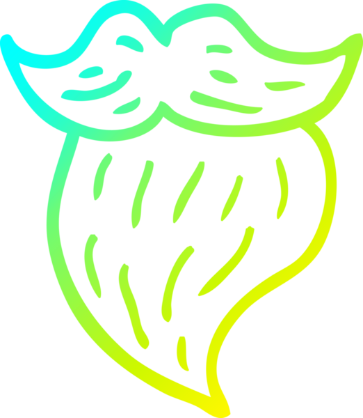 Bir insan tarafından çizilmiş karikatür beyaz sakal çizimi