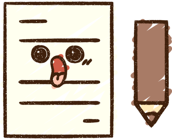 Bir insan tarafından çizilmiş Ofis Kağıdı Tebeşiri