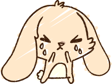 Ağlayan Tavşan Tebeşiri Bir insan tarafından çizilmiş