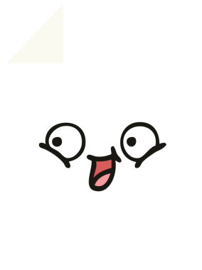 Bir insan tarafından çizilmiş bir kağıt parçasının düz renk retro karikatürü