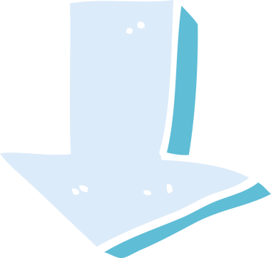 Bir insan tarafından çizilmiş karalama oku.