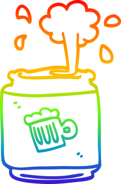 gökkuşağı gradyan çizgi çizimi bir insan tarafından çizilmiş daha büyük bir kutu