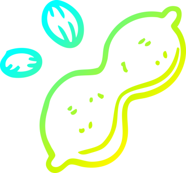 Bir insan tarafından çizilmiş bir karikatür, fıstık ve kabuk çizimi.