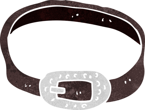 Bir insan tarafından çizilmiş çizgi film kemeri.