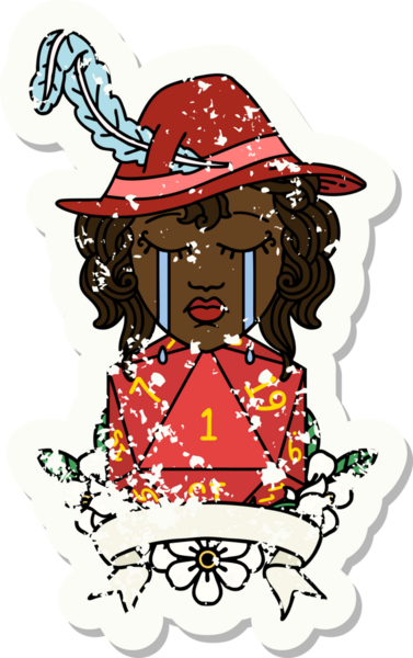 Retro Dövme Tarzı İnsan Ozan Karakteri Yüzü Bir İnsan Tarafından Çizildi