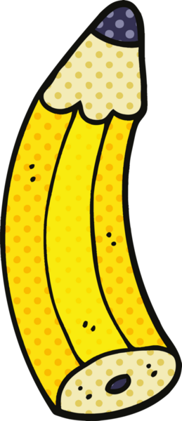 Bir insan tarafından çizilmiş çizgi roman tarzı bir kalem.