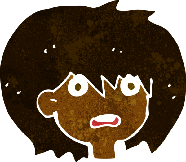 bir insan tarafından çizilmiş şok edici bir çizgi film.