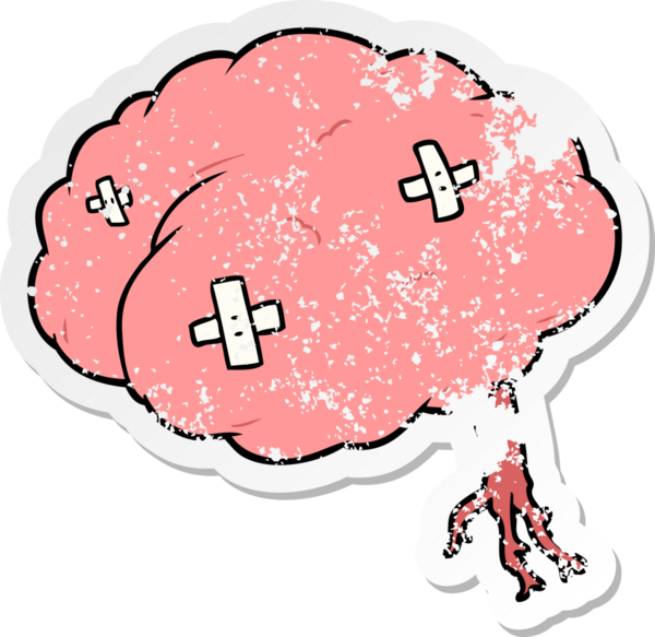 Bir insan tarafından çizilmiş bir çizgi filmin sıkıntılı çıkartması.