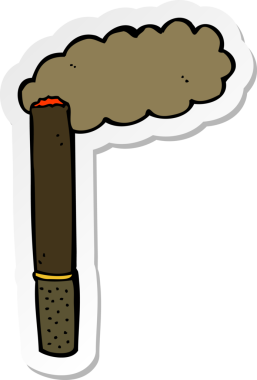 Bir insan tarafından çizilmiş çizgi roman etiketi.