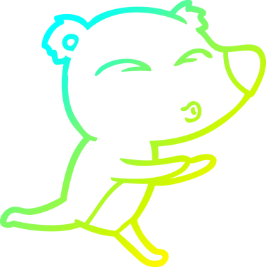 Bir insan tarafından çizilmiş bir çizgi film çizimi.