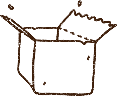 Bir insan tarafından çizilmiş Kömür Kutusunu Aç