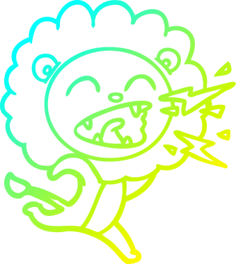 Bir insan tarafından çizilmiş, çizgi film karakteri.