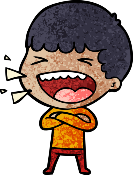 Bir insan tarafından çizilmiş gülen adam.