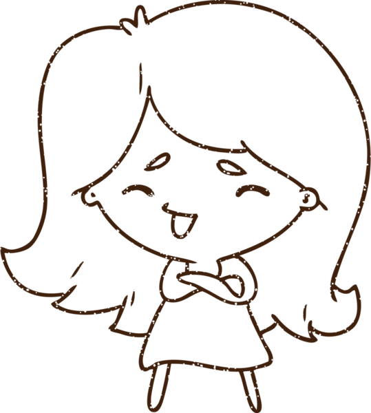 Bir insan tarafından çizilen Mutlu Kadın Kömürü