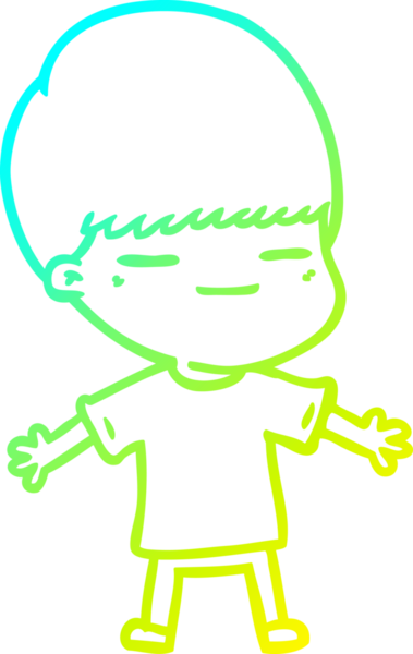 Bir insan tarafından çizilmiş kendini beğenmiş bir çizgi film karakteri.