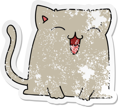 Bir insan tarafından çizilmiş garip bir el çiziminin sıkıntılı çıkartması.