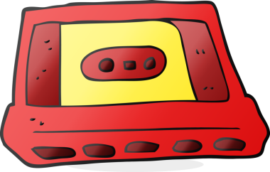 Bir insan tarafından çizilmiş serbest çizim kaset.