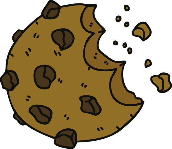 Bir insan tarafından çizilmiş garip bir çizgi film kurabiyesi.