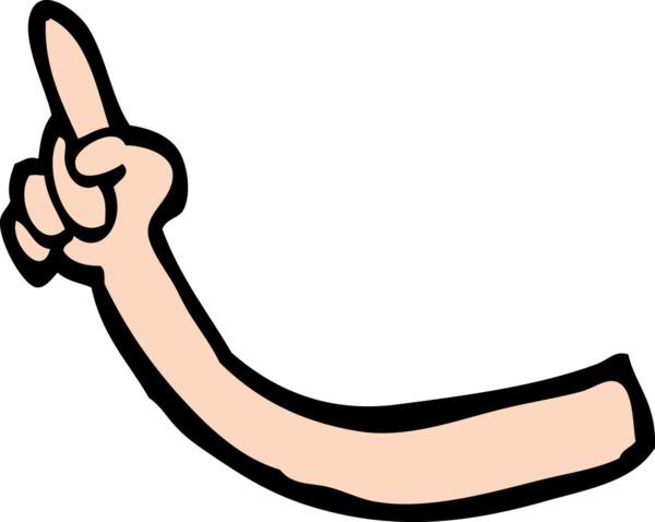 Bir insan tarafından çizilmiş çizgi film kolu