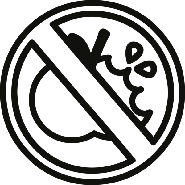 bir insan tarafından çizilmiş sağlıklı yiyecek simgesi yok