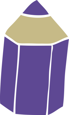 Bir insan tarafından çizilmiş karalama renkli kalem.