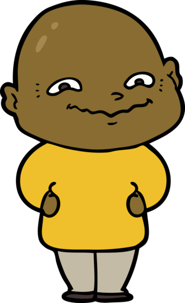 Bir insan tarafından çizilmiş ürkütücü bir çizgi film.