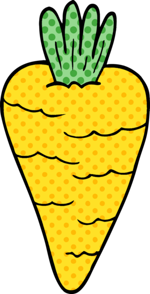 Bir insan tarafından çizilmiş karalama havucu.