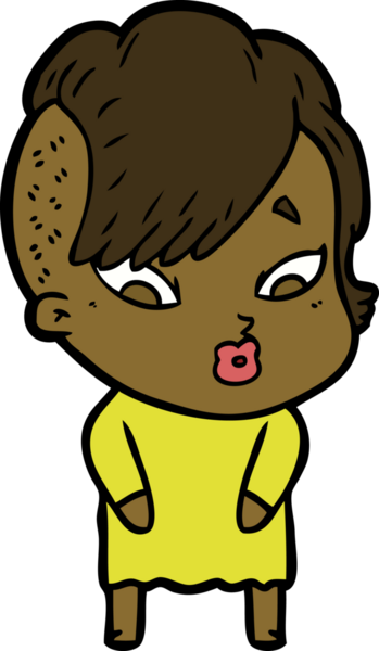 Bir insan tarafından çizilmiş bir karikatür.