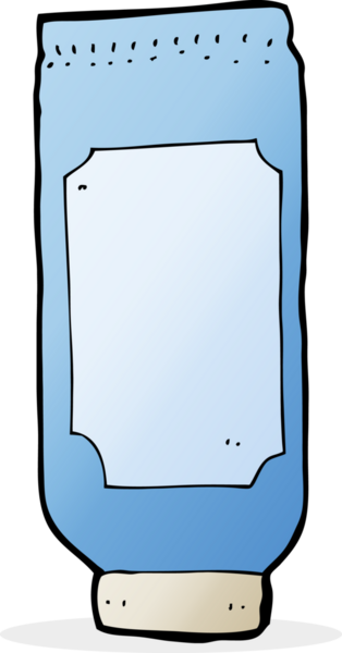 Bir insan tarafından çizilmiş çizgi film losyonu.